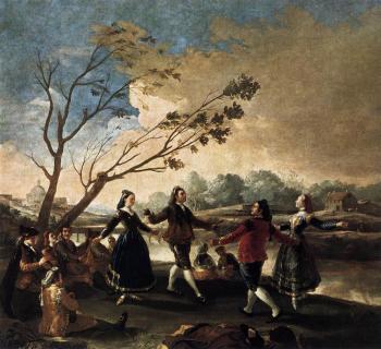 Francisco De Goya : Dance of the Majos at the Banks of Manzanares